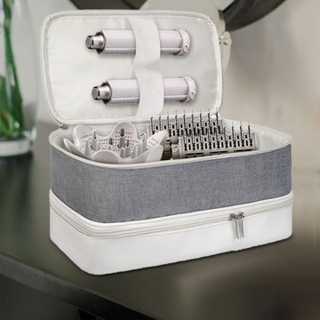 Dwuwarstwowy futerał do przenoszenia Profesjonalna torba do przechowywania suszarki do włosów i prostownicy