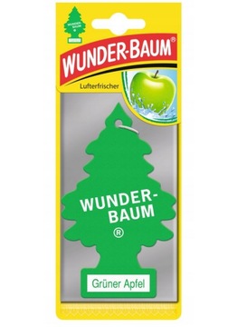 WunderBaum Zapachowa Choinka do auta ZIELONE JABŁUSZKO