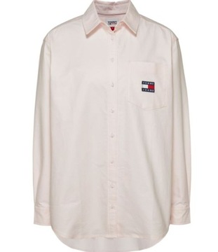 Tommy Jeans koszula TJW Badge Boyfriend Shirt M