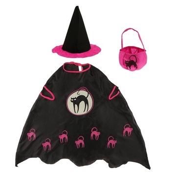 Śmieszne dorosłych dzieci dziewczyny Halloween kostium czarownicy