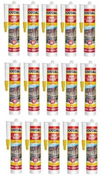 Silikon Uniwersalny Budowlany BEZBARWNY Soudal Dom/Hobby 280ml KARTON 15szt