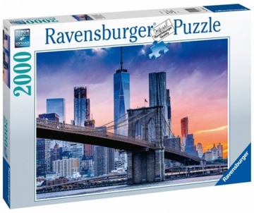 Puzzle Ravensburger Original 2000 elementów Panorama Nowego Jorku 34051776