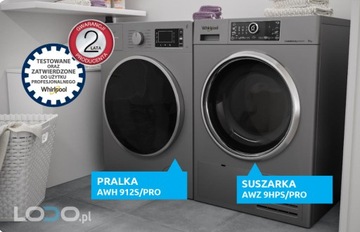 ПРОФЕССИОНАЛЬНАЯ ПРОМЫШЛЕННАЯ СТИРАЛЬНАЯ МАШИНА 9 КГ WHIRLPOOL AWH 912S/PRO