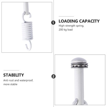 Карабин с пружинным крючком для качелей.