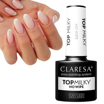 CLARESA TOP MILKY NO WIPE TOP MLECZNY - 5ML