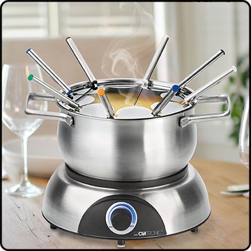 НАБОР ДЛЯ ФОНДЮ ИЗ НЕРЖАВЕЮЩЕЙ СТАЛИ CLATRONIC FD