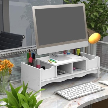 БЕЛАЯ ПОЛКА ДЛЯ МОНИТОРА, НАСТОЛЬНЫЙ ОРГАНАЙЗЕР