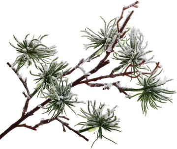 ЕЛЕВАЯ ВЕТКА ЗА СНЕГОМ СВЯТОЕ УКРАШЕНИЕ 42СМ