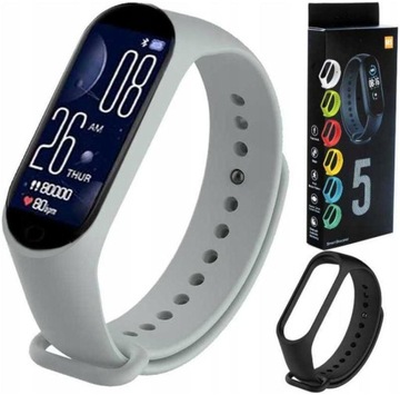 KROKOMIERZ SMARTBAND M5 PRO PULSOMETR SMS MENU PL