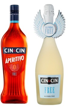 CIN CIN FREE wino musujące bezalkoholowe + APERITIVO do APEROL SPRITZ
