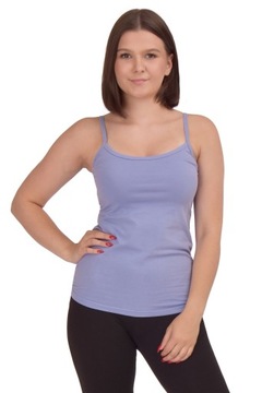 Koszulka wąskie ramiączko bawełniana sportowa M/L