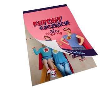 Książeczka z kuponami do wykorzystania dla Mamy, Prezent na Dzień Matki