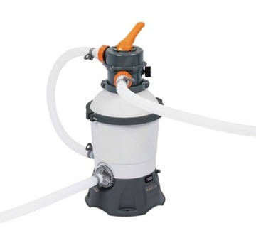 BESTWAY 58515 НАСОС ПЕСОЧНОГО ФИЛЬТРА ДЛЯ БАССЕЙНОВ 3028л/ч + СОЕДИНИТЕЛИ, ШЛАНГИ