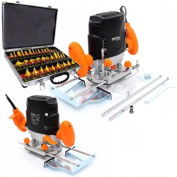 МАРШРУТНО-ФРЕЗЕРНЫЙ СТАНОК ПО ДРЕВЕСИНЕ 6мм 8мм 1900Вт KD1683 РЕГУЛИРОВКА +35 ФРЕЗЕРОВКА