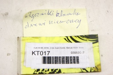 KT017 Audi A4 B9 Ручка двери передняя левая