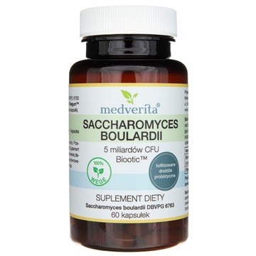 Medverita Saccharomyces Probiotyk Jelita 60k