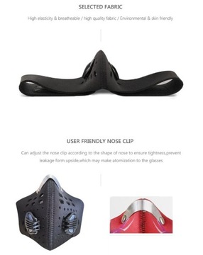 GLORSUN СПОРТИВНАЯ МАСКА АНТИСМОГ