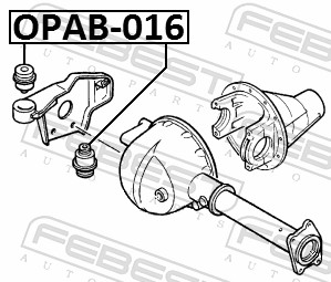 FEBEST OPAB-016 LOŽISKO MECHANIZMUS DIFERENCIÁL