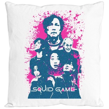 koszulka Poduszka z nadrukiem Squid Game gra WZORY