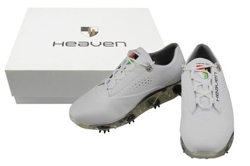 Heaven buty sportowe do golfa skórzane białe r 41