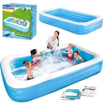 BASEN OGRODOWY RODZINNY BESTWAY DUŻY 305x183x56