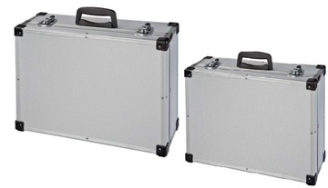2 SZT MAŁA ŚREDNIA WALIZKA SKRZYNKA ALUMINIOWA NARZĘDZIA ZESTAW 2SZT