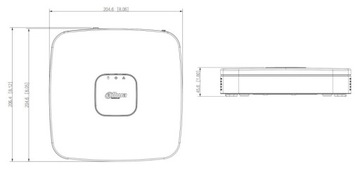 REJESTRATOR IP NVR2108-S3 8 KANAŁÓW DAHUA