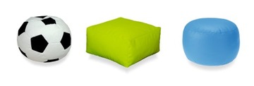 Некомпрессионный шар POFFLE BALL 450л 100см + ПОДСТАВКА ДЛЯ НОГ EGATO