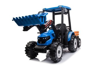 МЕГА Аккумуляторный трактор с прицепом Hercules 24V Синий