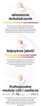 Рекламный световой короб TEXTIL 100х75см