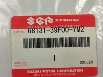 НАКЛЕЙКА ЭМБЛЕМА SUZUKI GSX-R600 2002 6813139F00YM2