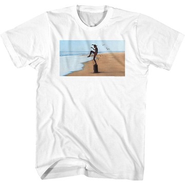 KOSZULKA Crane Kick Photograph Karate Kid Cotton T-Shirt