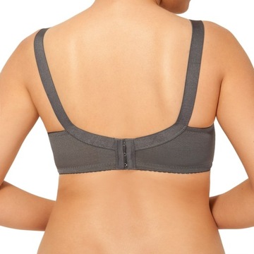 БЮСТГАЛТЕР ПОЛУПАДДЕД джинсовый 90С