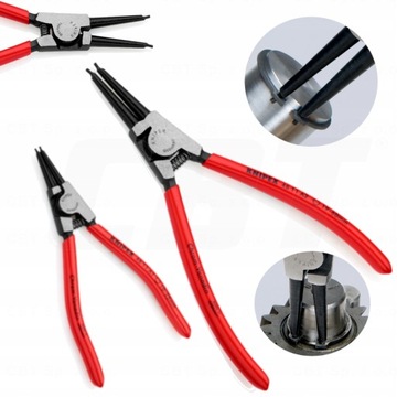 НАРУЖНЫЕ ВНУТРЕННИЕ ЩИПЦЫ ДЛЯ СЕГЕРОВЫХ КОЛЬЦ, НАБОР 8 ПРЕДМЕТОВ