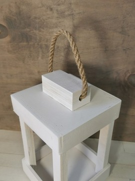 БЕЛЫЙ ФОНАРЬ ДЕКОР СВЕТОДИОДНЫХ ЛАМП ФОНАРЬ