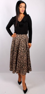 ЭЛЕГАНТНАЯ И СОВРЕМЕННАЯ БЛУЗКА С ОРЮШАМИ, ЧЕРНАЯ XL