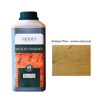 FIDDES Bejca wodna antyczna drewna, mebli ANTIQUE PINE sosna antyczna 1L