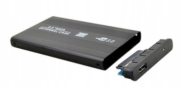 Корпус жесткого диска 2.5 USB 3.0 SATA черный * Работает быстрая передача данных через USB 3.0
