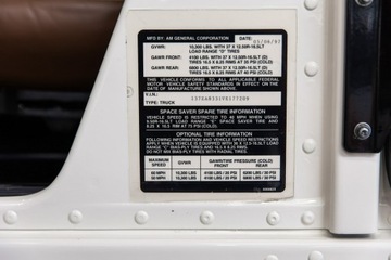 Hummer H1 1997 Hummer H1 6,5Turbo D. Stan Kolekcjonerski. Unikat., zdjęcie 32