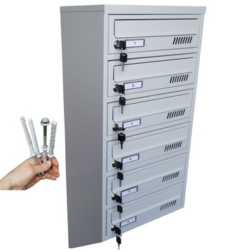 Euro Box для арендаторов перечисляет 6 Skrytkowa Enig