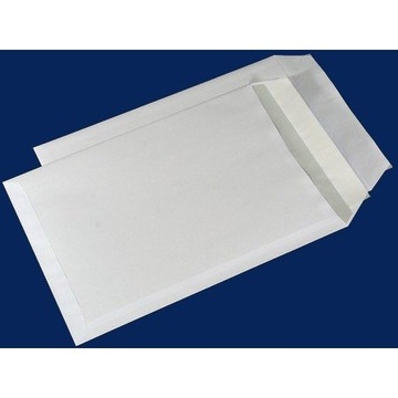 КОНВЕРТЫ B4 HK (С РЕМЕШКОМ) БЕЛЫЕ 250 ШТ.