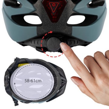 ВЕЛОСИПЕДНЫЙ ШЛЕМ ДЛЯ МУЖСКОГО ЖЕНСКОГО ВЕЛОСИПЕДА MTB РЕГУЛИРУЕМЫЙ КОМФОРТНЫЙ 58-61 ЛЕГКИЙ
