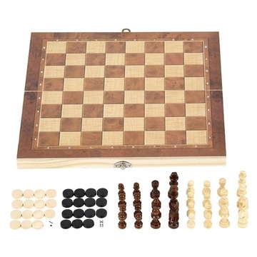 Wooden Chess and Checkers 1 Craft
