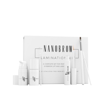 Zestaw do laminacji brwi Nanobrow Lamination kit - laminacja brwi w domu