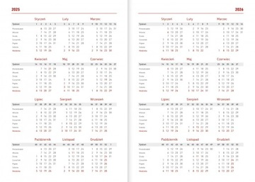 Kalendarz nauczyciela pedagoga wychowawcy 2025/2026 A5 tygodniowy pcv ROWER