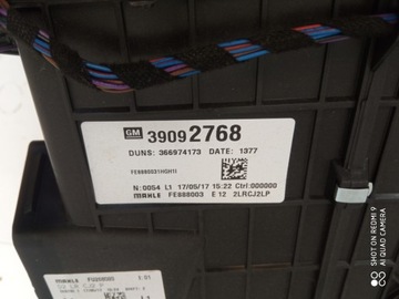 OPEL ASTRA K RADIÁTOR DMYCHADLO EU 39092768