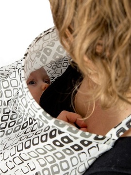 шарф для кормления грудью, органический муслин / узоры