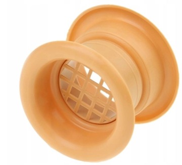 KRATKA WENTYLACYJNA TULEJKA DRZWIOWA DO DRZWI WC Beżowa