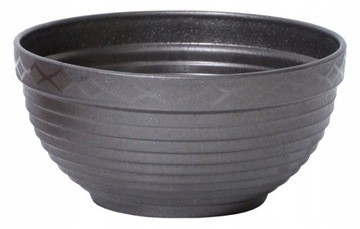 Doniczka Misa 34cm Klasyczny Wzór Grafit Szara DMS08 Prosperplast
