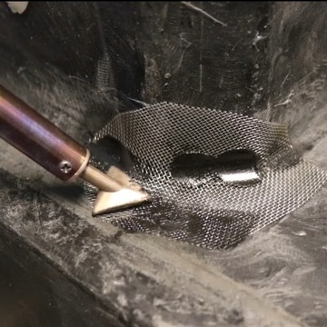 Гибкая нержавеющая сварка сетка для пластиковой сварочной сварочной машины для пластиковой 1 шт.